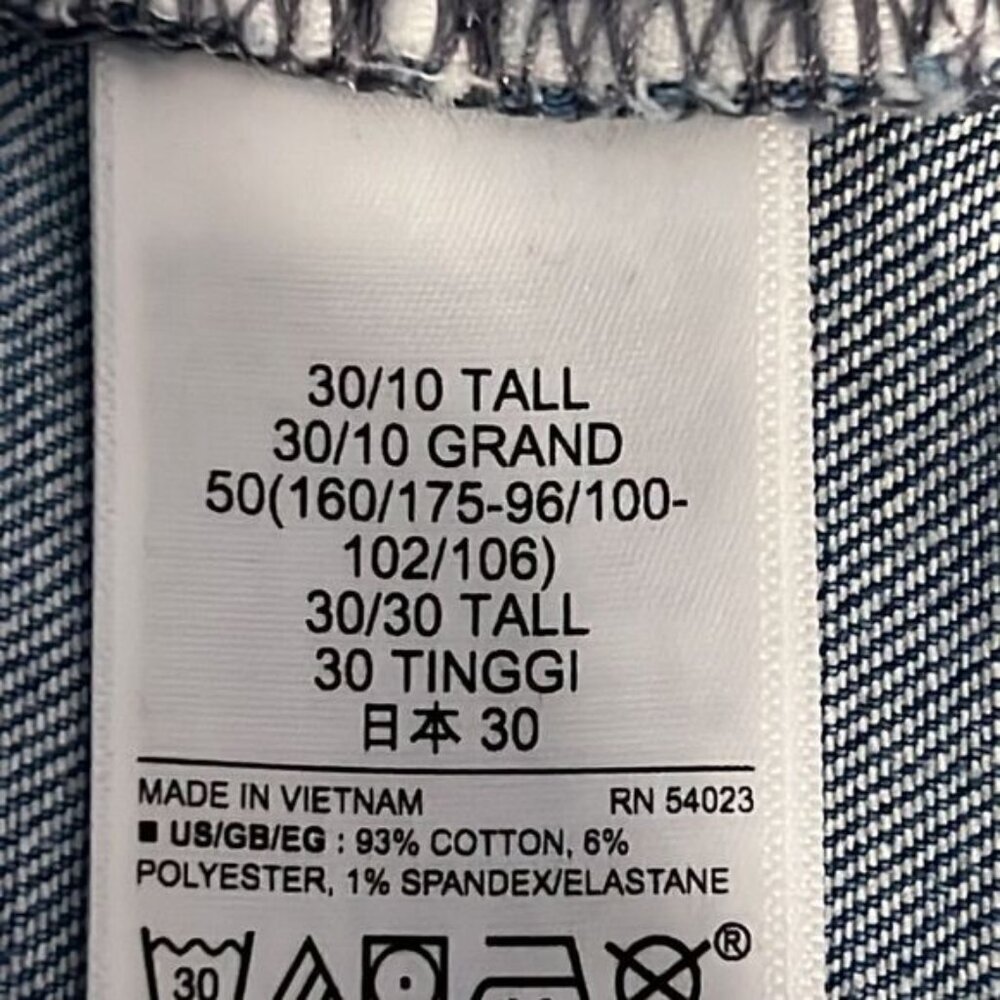 Gap Light Wash High Rise Kick Fit Jeans Size 30 10T - Picture 16 of 16